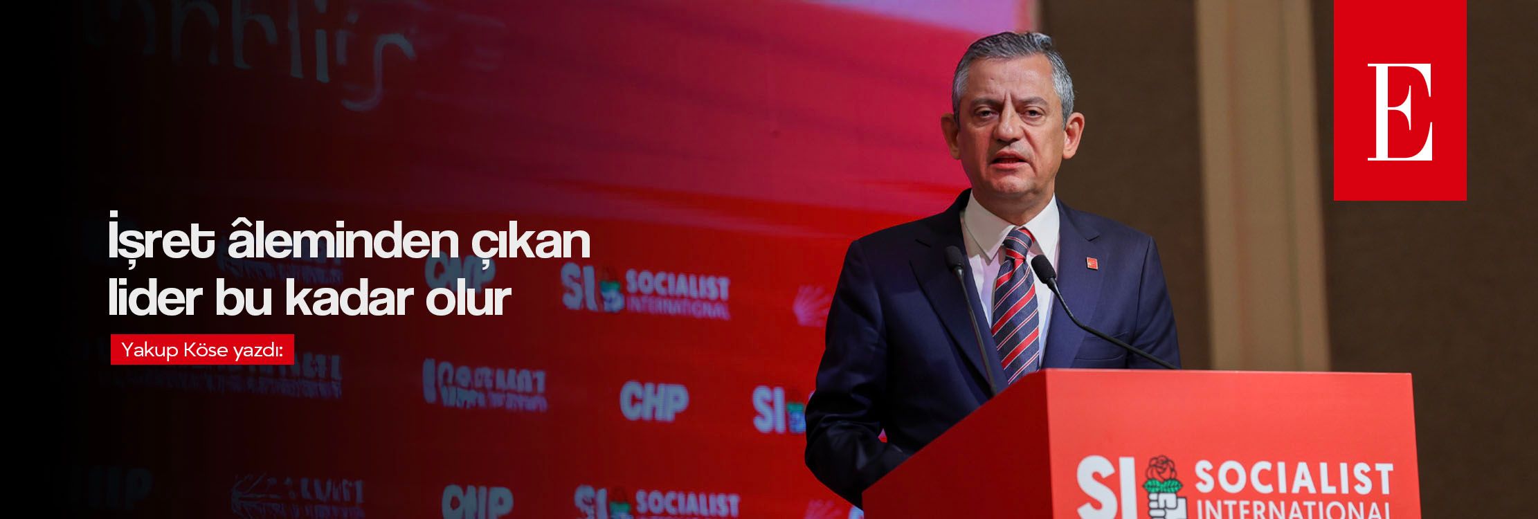 İşret âleminden çıkan lider bu kadar olur