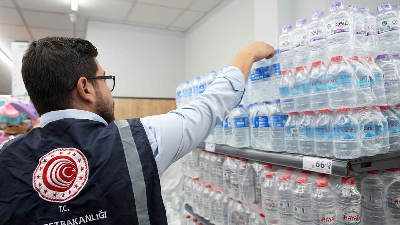 İzmir'de su ve maden suyu fiyatlarına sıkı denetim