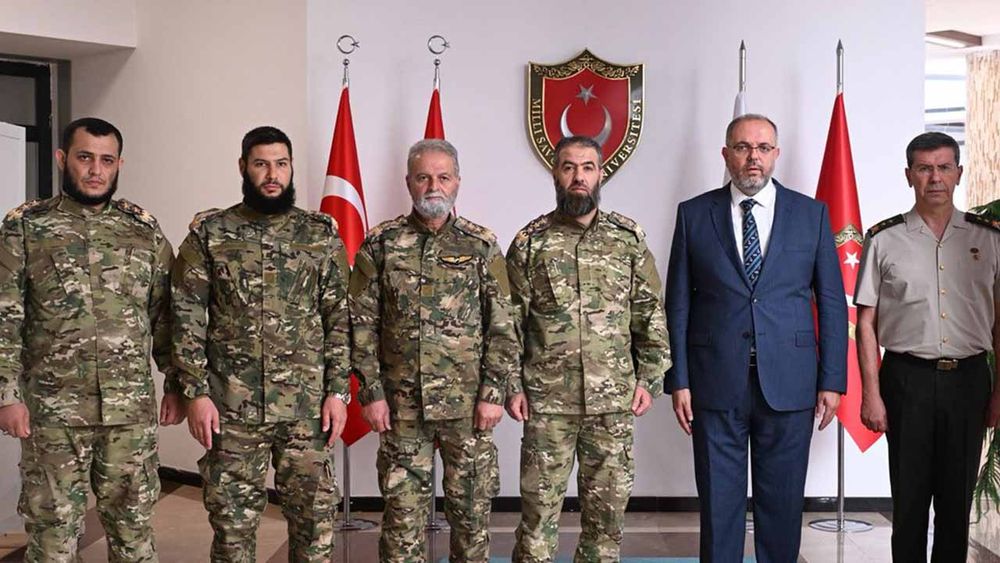 Suriye Savunma Bakanlığı heyeti Milli Savunma Üniversitesi’ni ziyaret etti