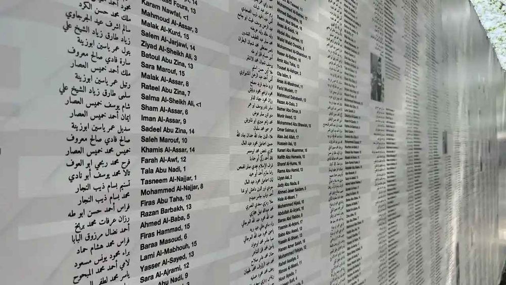 Michigan'da Gazze Soykırım Anıtı açıldı