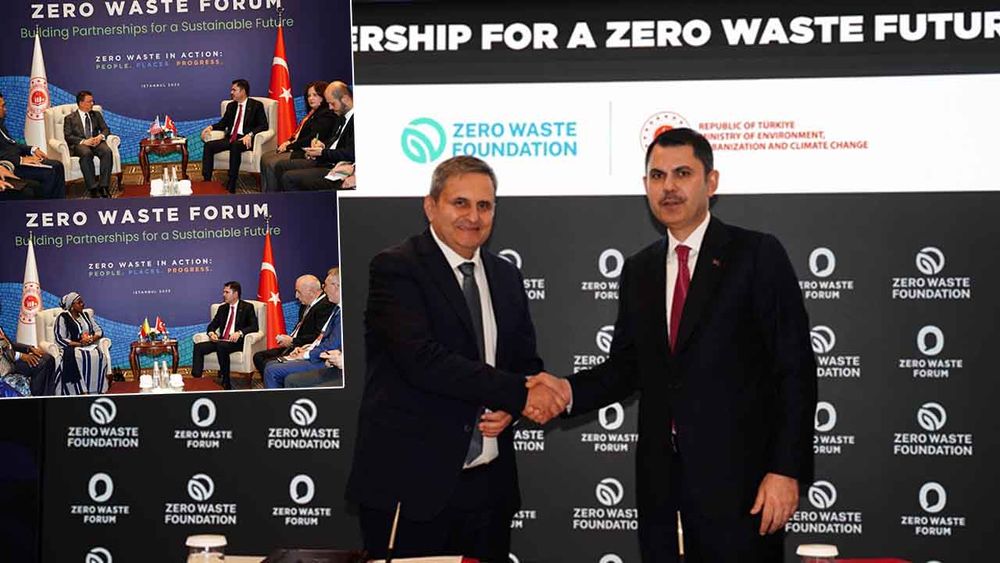 Bakan Kurum’dan Sıfır Atık Forumu’nda yoğun diplomasi trafiği