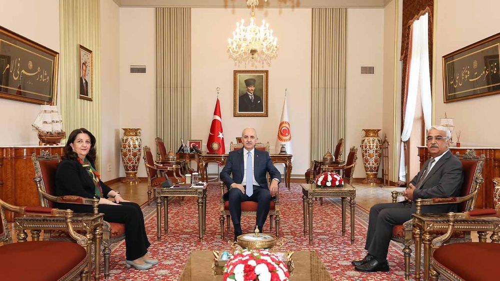 TBMM Başkanı Numan Kurtulmuş, DEM Parti heyetiyle görüştü