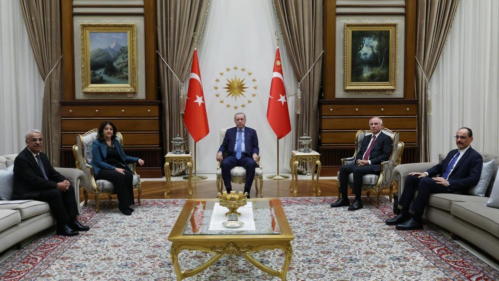 Erdoğan, DEM Parti heyetini kabul etti