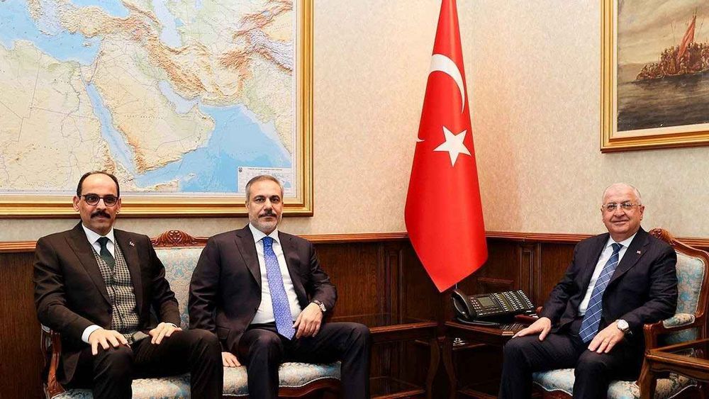 Dışişleri Bakanı Fidan, Milli Savunma Bakanı Güler, MİT Başkanı Kalın Suriye'de