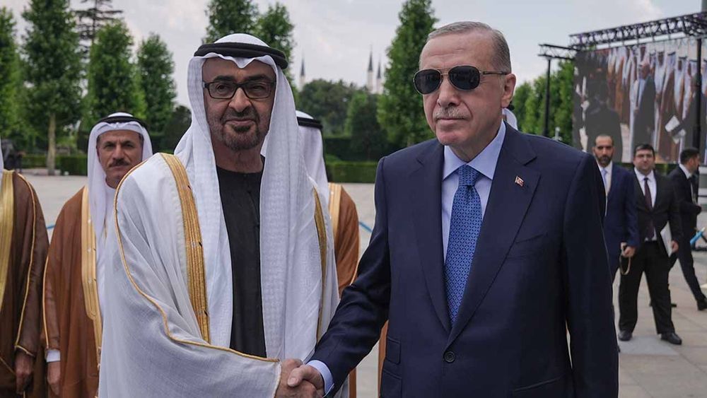 Başkan Erdoğan, BAE Devlet Başkanı Al Nahyan'ı resmi törenle karşıladı