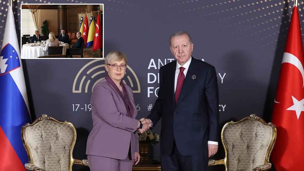 Başkan Erdoğan, Antalya Diplomasi Forumu’nda Bosna Hersek Konseyi üyeleri ve Slovenya Cumhurbaşkanı ile görüştü