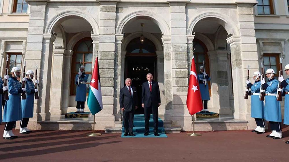Cumhurbaşkanı Erdoğan, Ürdün Kralı 2. Abdullah’ı Dolmabahçe’de kabul etti