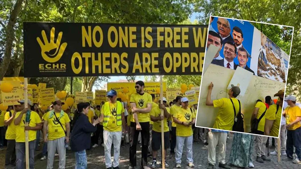 Fransa’da toplanan FETÖ aparatları Ekrem İmamoğlu, Demirtaş ve Kavala için 'özgürlük' istedi