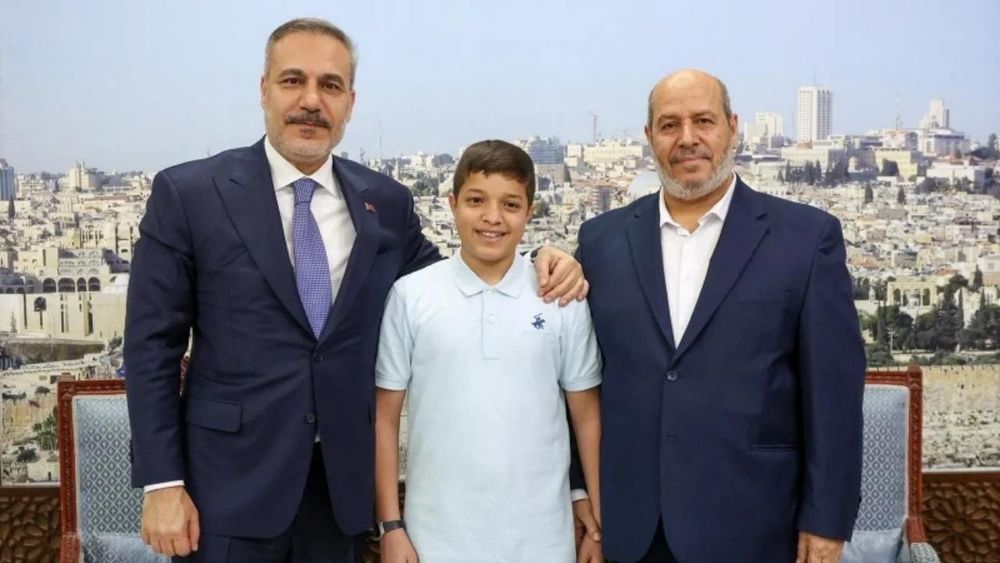 Dışişleri Bakanı Fidan'dan Hamas Siyasi Büro Üyesi Halil el-Hayye'ye taziye ziyareti