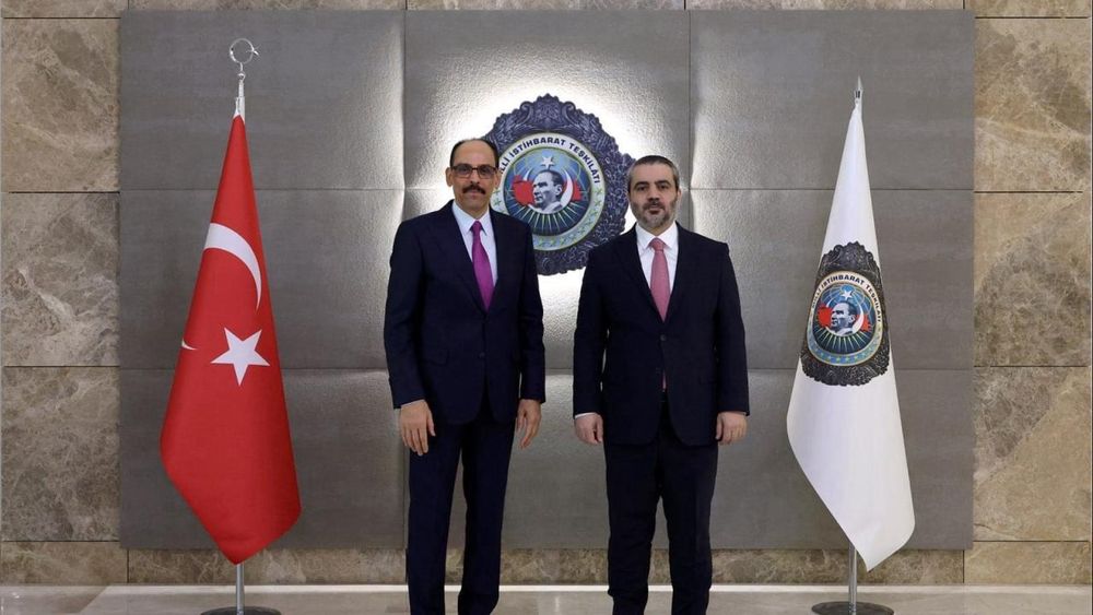 MİT Başkanı Kalın, Suriyeli Dışişleri Bakanı Şeybani ile Ankara'da görüştü