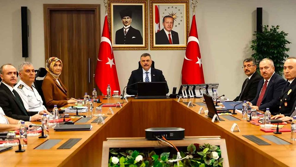 İçişleri Bakanlığında güvenlik toplantısı yapıldı