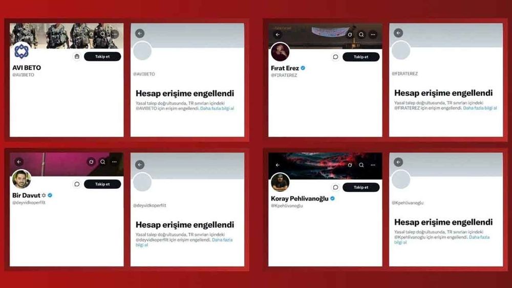 Soykırımcı İsrail yanlısı propaganda yapan 4 hesaba erişim engeli