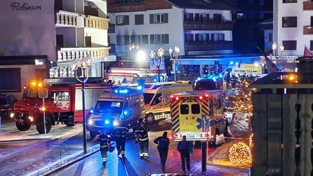 İsviçre'de kayak merkezinde meydana gelen patlamada 40 kişi hayatını kaybetti