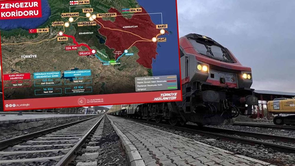 Kars-Iğdır-Aralık-Dilucu Demiryolu Hattı’nın temeli atıldı