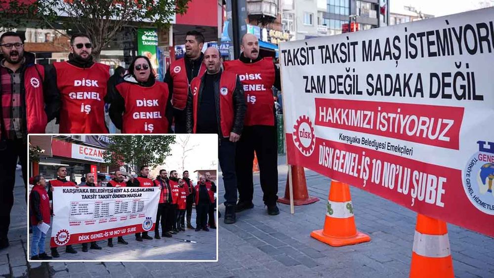 CHP’li belediye maaşlarını vermediği işçilerin yerlerini değiştirmek istiyor: İşçiler eylemde
