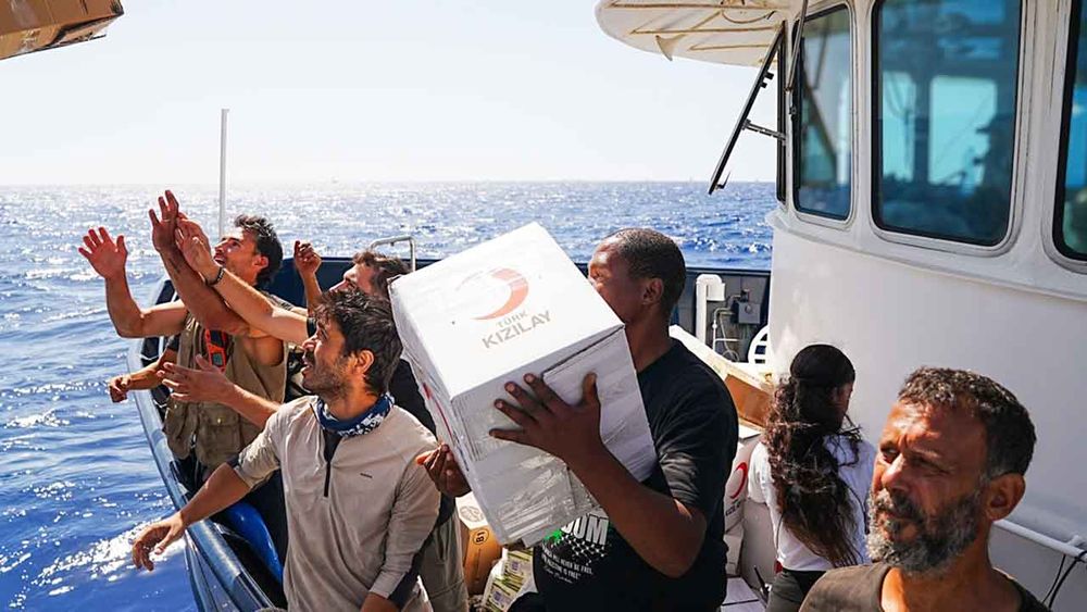 Kızılay’dan Küresel Sumud Filosu’na yardım