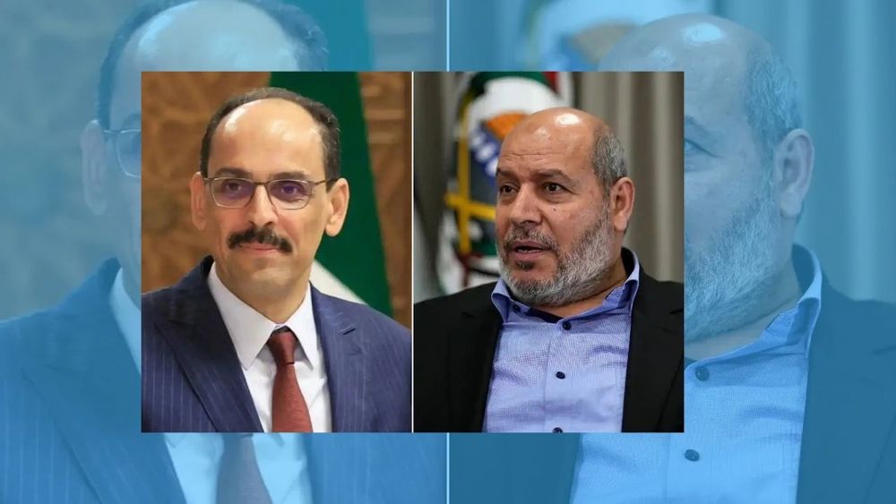 MİT Başkanı Kalın Hamas Siyasi Büro Başkanı Hayye ile görüştü