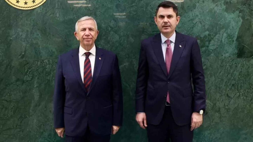 Bakan Kurum, Mansur Yavaş’ı kabul etti: Ortak akılla çalışmaya devam edeceğiz
