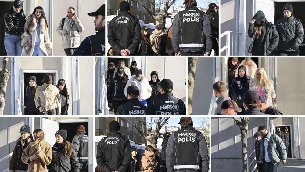 Ünlülere uyuşturucu operasyonu: 8 kişi tutuklandı