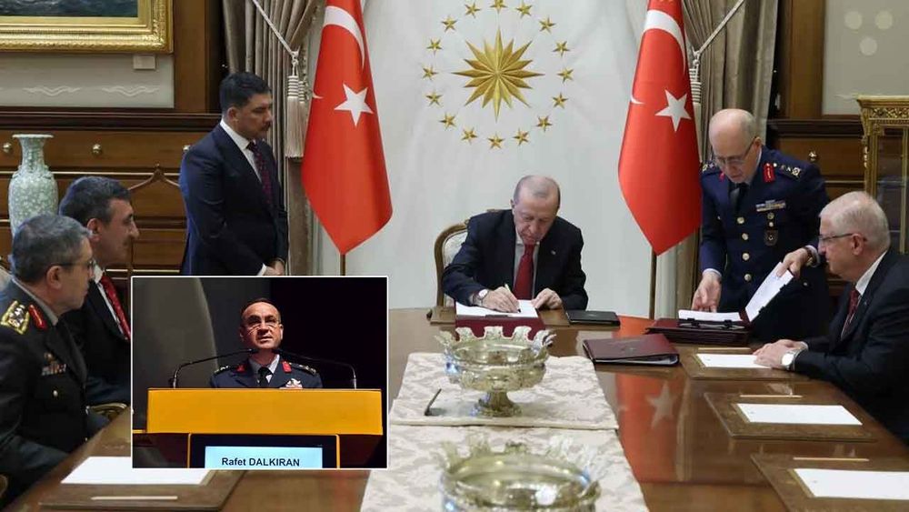 YAŞ kararları açıklandı: Hava Kuvvetleri Komutanlığına Rafet Dalkıran atandı