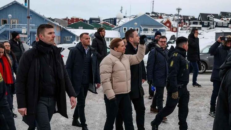 Danimarka Başbakanı Frederiksen, Trump geriliminin ardından Grönland’da temaslarda bulundu