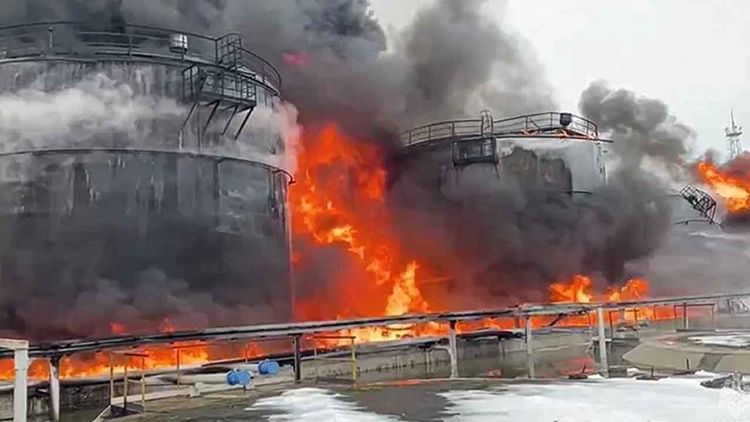 Rusya’nın Temryuk Limanı vuruldu: Petrol tesisine İHA saldırısı