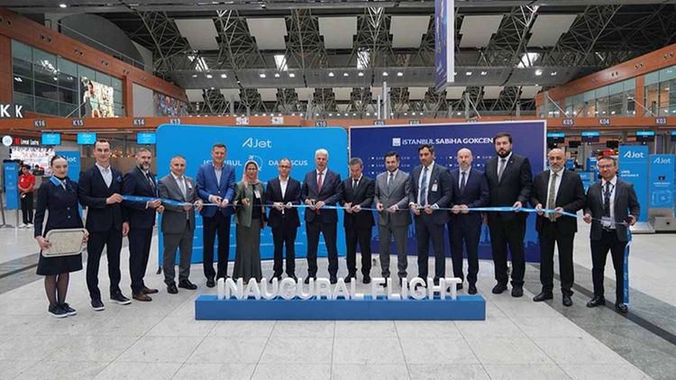 AJet’ten Şam’a ilk uçuş