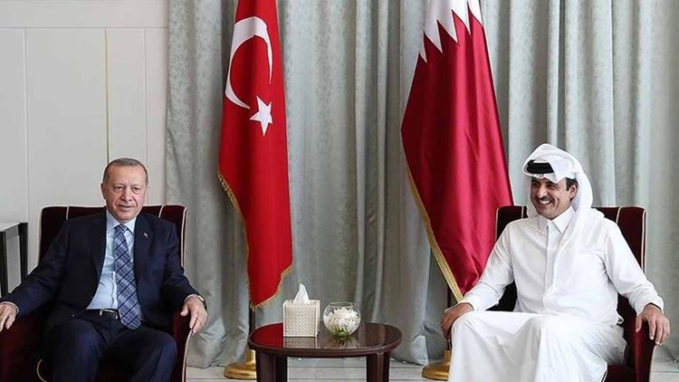 Cumhurbaşkanı Erdoğan Katar Emiri Al Sani ile görüştü