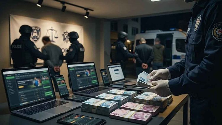2,4 milyar liralık bahis ve dolandırıcılık operasyonu: 64 gözaltı