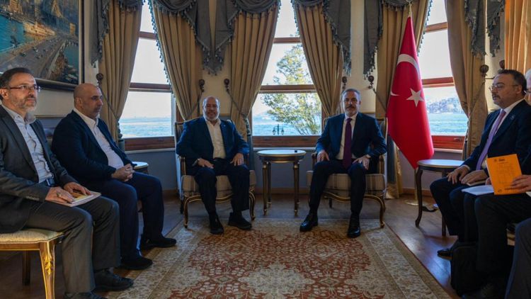 Bakan Fidan, Hamas Siyasi Büro üyeleriyle görüştü