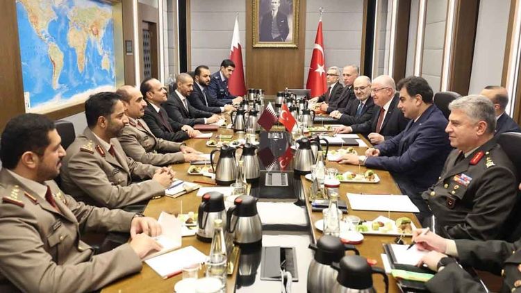 Milli Savunma Bakanı Güler, Katarlı mevkidaşı Al Sani ile görüştü