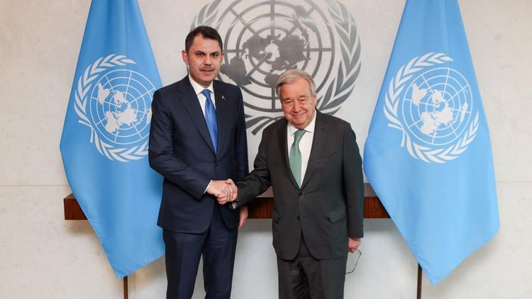 Bakan Murat Kurum, ABD’de BM temsilcileriyle görüştü