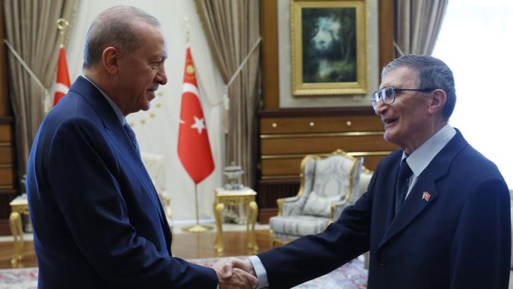 Başkan Erdoğan, Prof. Dr. Aziz Sancar’ı kabul etti