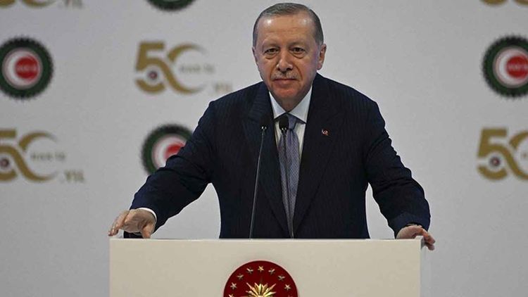 Cumhurbaşkanı Erdoğan: Alın teri ve emek hiçbir ideolojiye ipotek edilemeyecek kadar kutsaldır