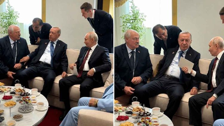 Başkan Erdoğan, Putin ve Lukaşenko ile Bişkek'te görüştü