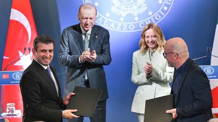 İtalya Başbakanı Meloni'den savunma devi Leonardo ile ortak olan Baykar'a övgü