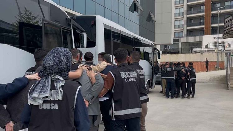 Bursa’da tefecilik ve yağma operasyonu: 11 kişi tutuklandı