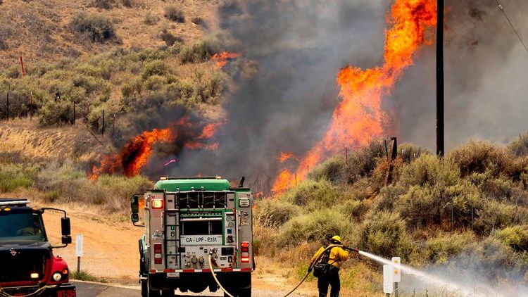 ABD'nin California eyaletinde 22 bin hektardan fazla alan kül oldu