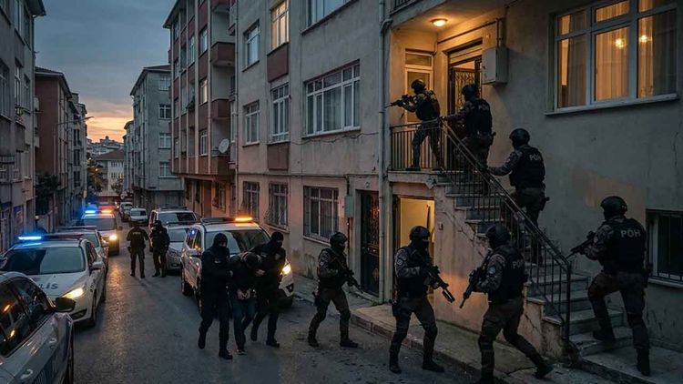 'Sokak hakkı' adı altında haraç isteyen suç örgütüne operasyon: 23 gözaltı