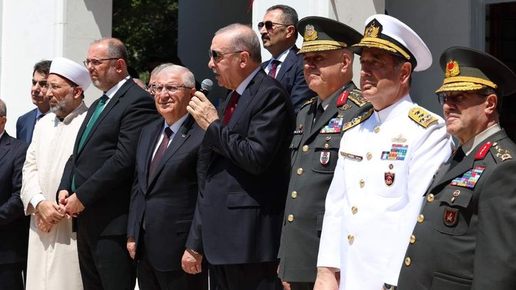 Cumhurbaşkanı Erdoğan 6 askeri okulun cami açılışını yaptı
