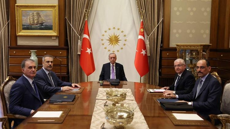 Cumhurbaşkanlığı Erdoğan'ın başkanlığında güvenlik toplantısı yapıldı