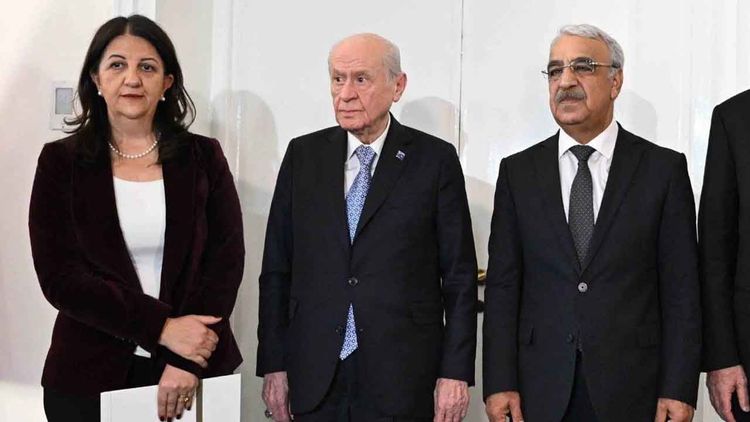 DEM Parti heyeti, Devlet Bahçeli ile görüştü