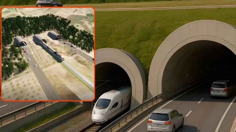 1,5 milyar avroluk dev finansman sağlanan proje: 55 kilometrelik tünelde ilk kazma vuruldu