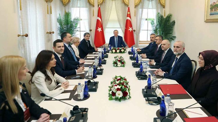 Başkan Erdoğan, Balkan dışişleri bakanlarını kabul etti