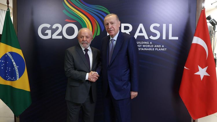 Başkan Erdoğan, Brezilya Devlet Başkanı Lula da Silva ile görüştü
