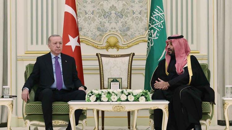 Cumhurbaşkanı Erdoğan, Riyad'da Suudi Arabistan Veliaht Prensi Muhammed bin Selman ile görüştü