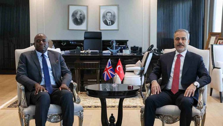 David Lammy ile Bakan Fidan Ankara'da görüştü