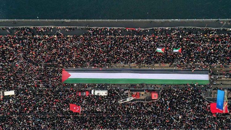 Filistin için yüz binler Galata Köprüsü’nde buluşacak