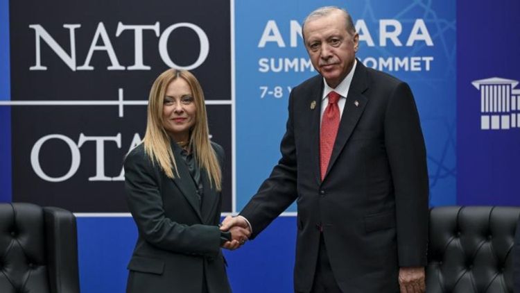 İtalya Başbakanı Meloni'den Cumhurbaşkanı Erdoğan'a tebrik mesajı