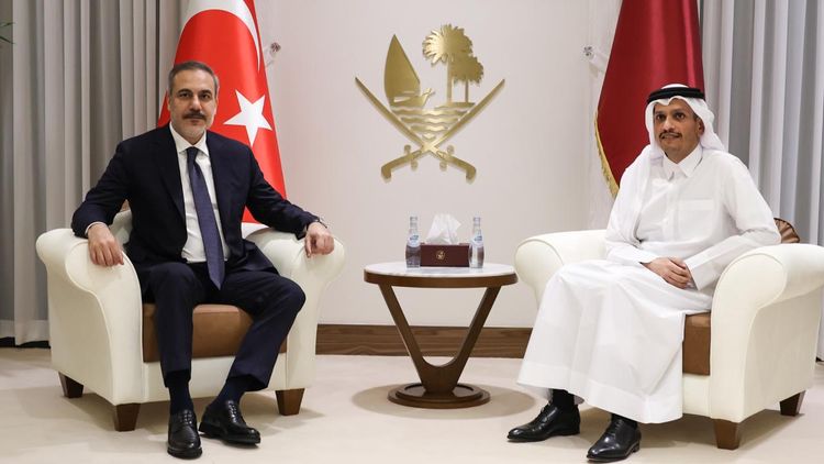 Bakan Fidan, Katar Başbakanı Al Sani ile görüştü